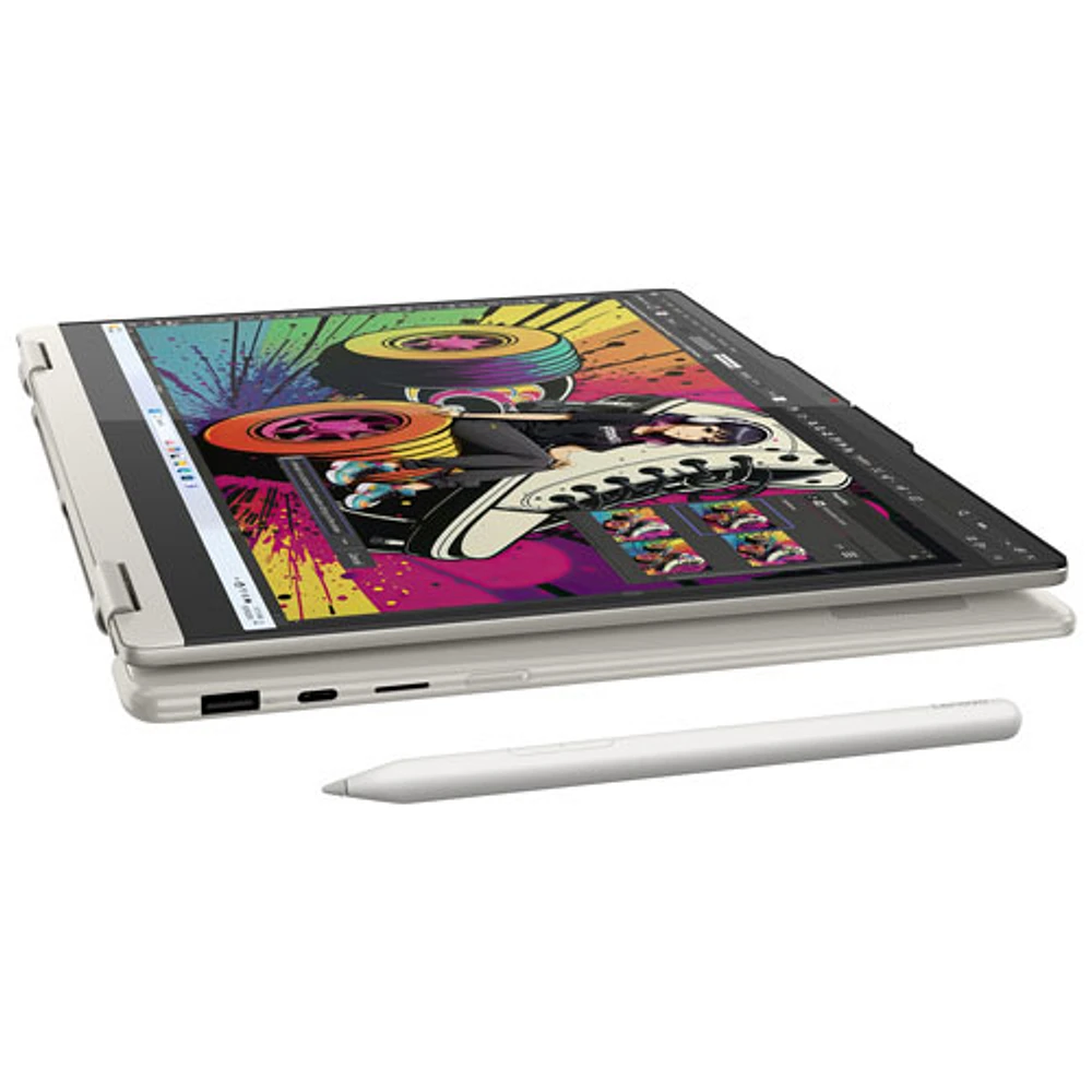 Lenovo Yoga 7 14" Touchscreen 2-in-1 Laptop - Seashell (AMD Ryzen AI 5 340/16GB RAM/512GB SSD/Windows 11)