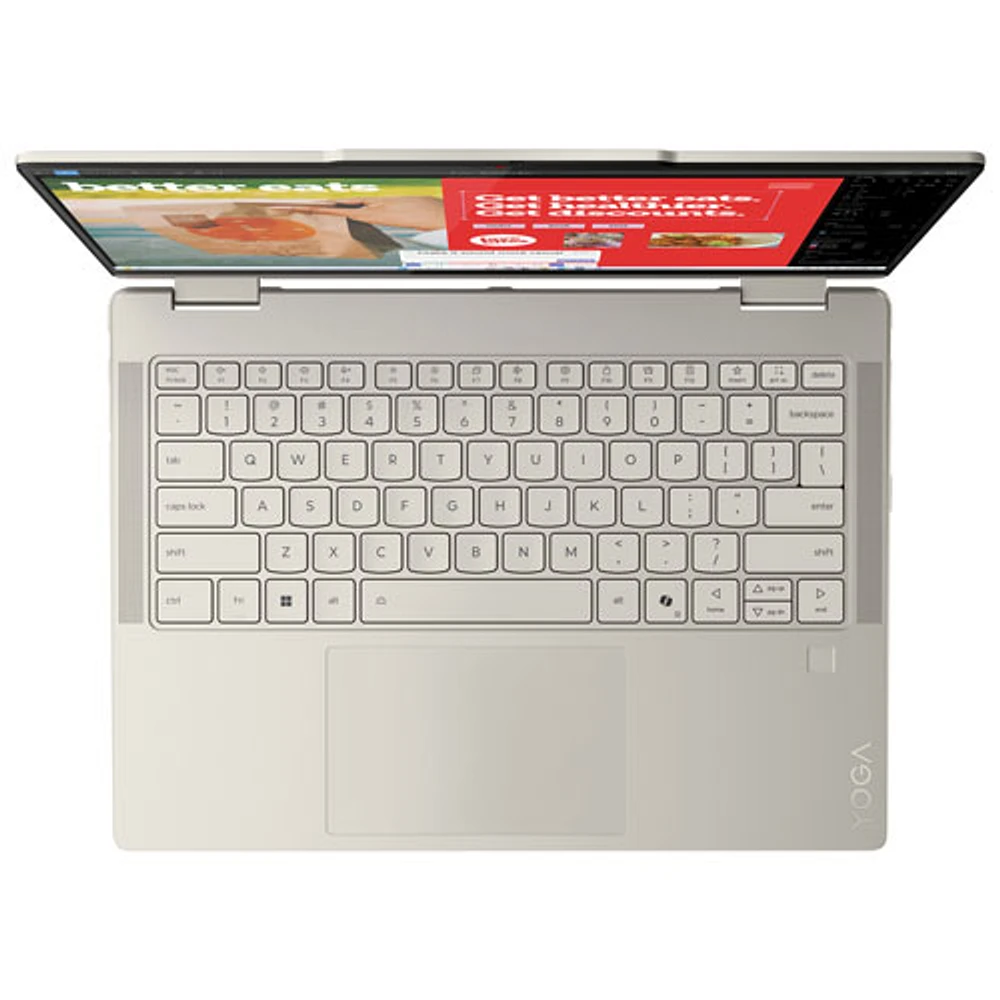 Lenovo Yoga 7 14" Touchscreen 2-in-1 Laptop - Seashell (AMD Ryzen AI 5 340/16GB RAM/512GB SSD/Windows 11)