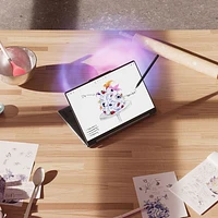 Portable 2-en-1 à écran tactile de 14 po Yoga 9i de Lenovo - Bleu cosmique (Core Ultra 7 258V d'Intel/RAM 32 Go/SSD 1 To/Win 11)