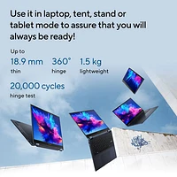 ASUS Vivobook S 14 Flip 14" Touchscreen Business Laptop - Quiet Blue (Intel Ci7-13620H/16GB RAM/1TB SSD)
