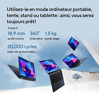 ASUS Vivobook S 14 Flip 14" Touchscreen Business Laptop - Quiet Blue (Intel Ci7-13620H/16GB RAM/1TB SSD)
