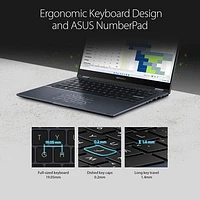 ASUS Vivobook S 14 Flip 14" Touchscreen Business Laptop - Quiet Blue (Intel Ci7-13620H/16GB RAM/1TB SSD)