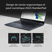 ASUS Vivobook S 14 Flip 14" Touchscreen Business Laptop - Quiet Blue (Intel Ci7-13620H/16GB RAM/1TB SSD)
