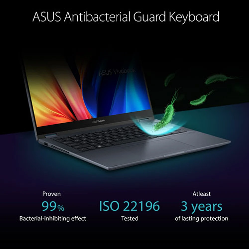 ASUS Vivobook S 14 Flip 14" Touchscreen Business Laptop - Quiet Blue (Intel Ci7-13620H/16GB RAM/1TB SSD)