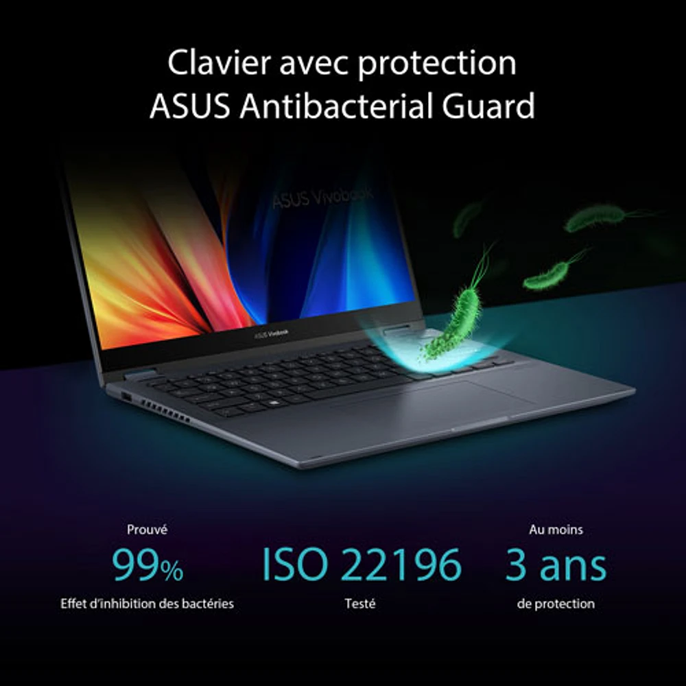 ASUS Vivobook S 14 Flip 14" Touchscreen Business Laptop - Quiet Blue (Intel Ci7-13620H/16GB RAM/1TB SSD)