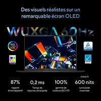 Portable professionnel de 14 po Vivobook S 14 d'ASUS - Noir neutre (Core Ultra 7 d'Intel/RAM 16 Go/SSD 1 To/Windows 11 Famille)