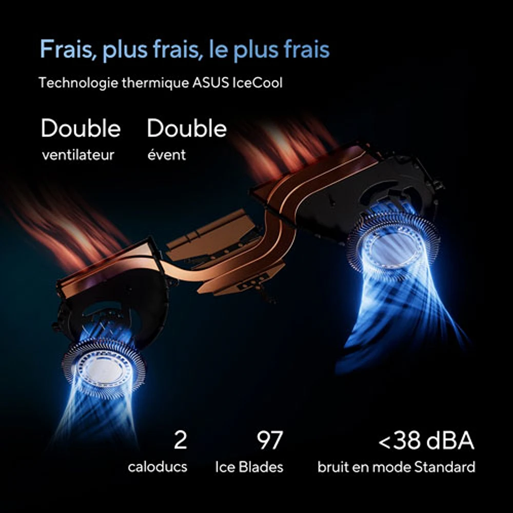 Portable professionnel de 14 po Vivobook S 14 d'ASUS - Noir neutre (Core Ultra 7 d'Intel/RAM 16 Go/SSD 1 To/Windows 11 Famille)