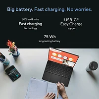 Portable professionnel de 14 po Vivobook S 14 d'ASUS - Noir neutre (Core Ultra 7 d'Intel/RAM 16 Go/SSD 1 To/Windows 11 Famille)