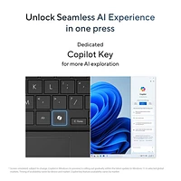 Portable professionnel de 14 po Vivobook S 14 d'ASUS - Noir neutre (Core Ultra 7 d'Intel/RAM 16 Go/SSD 1 To/Windows 11 Famille)