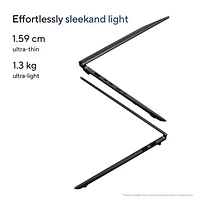 Portable professionnel de 14 po Vivobook S 14 d'ASUS - Noir neutre (Core Ultra 7 d'Intel/RAM 16 Go/SSD 1 To/Windows 11 Famille)