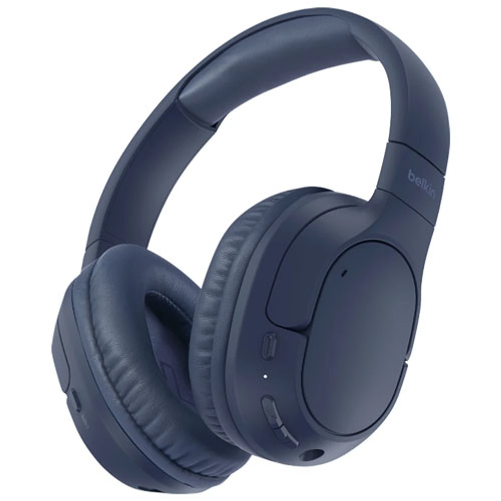 Belkin SoundForm Surround Over-Ear Sound Isolating True Wireless Headphones - Black