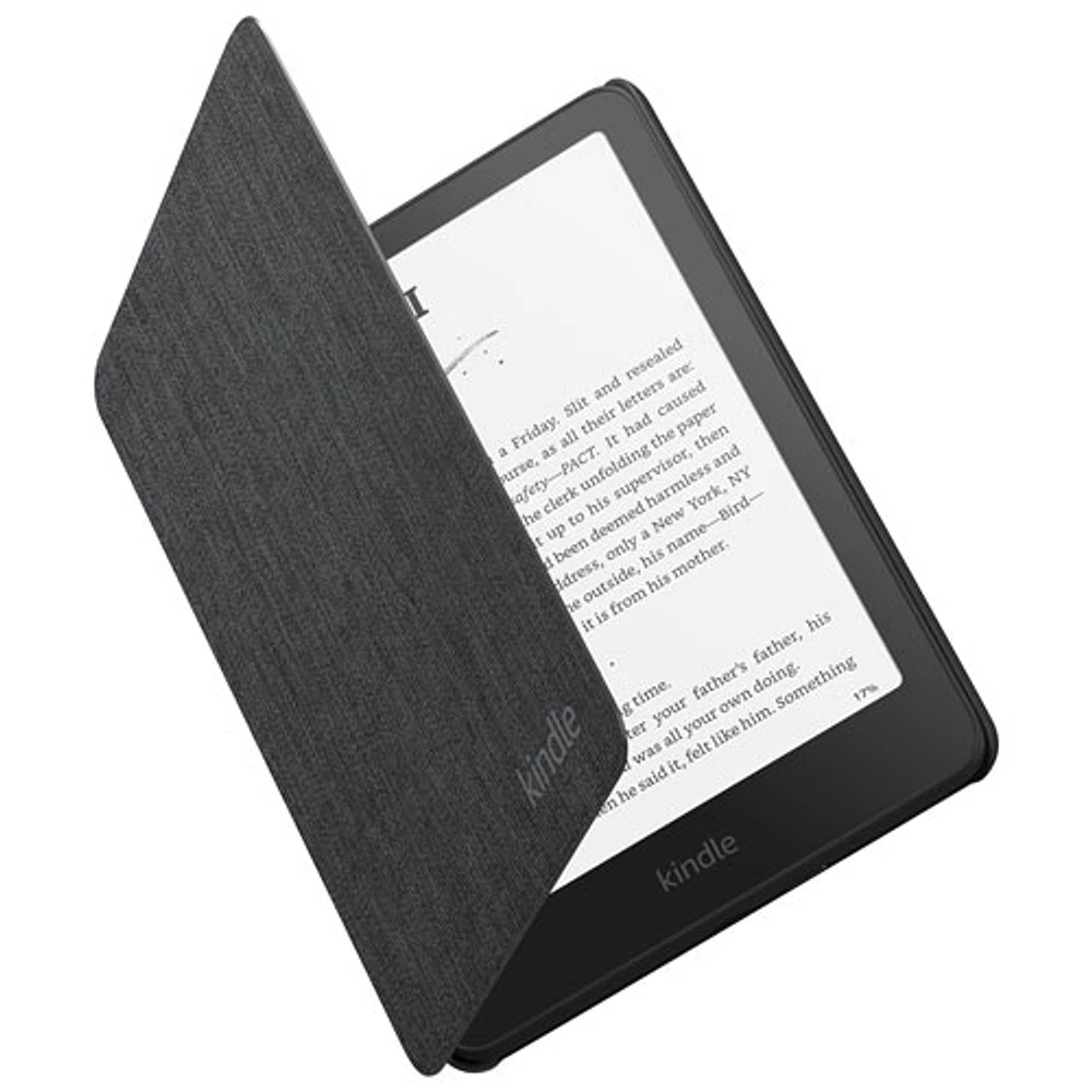 Étui en tissu pour Kindle Paperwhite (12e génération) d'Amazon - Noir