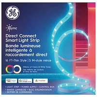 GE Cync 4.9m (16 ft.) Direct Connect Thin Indoor LED Smart Light Strip