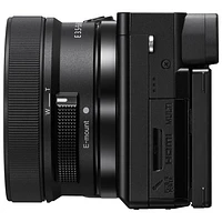 Sony Alpha 6100 APS-C Mirrorless Camera with 16-50mm Lens Kit - Black