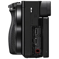 Sony Alpha 6100 APS-C Mirrorless Camera with 16-50mm Lens Kit - Black