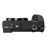 Sony Alpha 6400 APS-C Mirrorless Camera with 16-50mm Lens Kit - Black