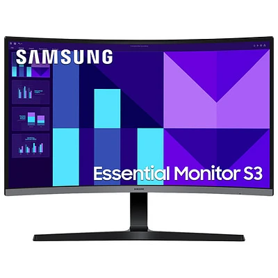Moniteur de jeu FreeSync DEL incurvé AV HD intégrale GTG 4 ms 100 Hz 32 po de Samsung (LS32D390GANXZA) - Noir