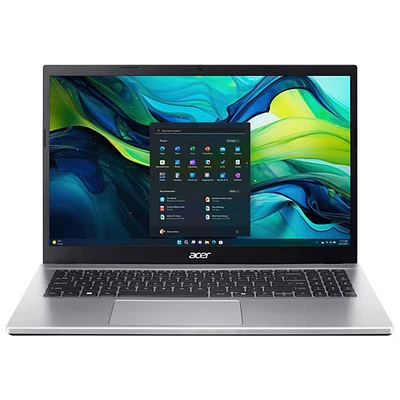 Portable de 15,6 po Aspire 3 d'ACER - Argenté (RyzenMC 5 7520U d'AMD/SSD 512 Go/RAM 16 Go/Windows 11 Famille)