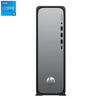 Ordinateur de bureau mince OmniDesk de HP - Noir (Core i5-14400 d'Intel/RAM 16 Go/SSD 1 To/Windows 11) - Exclusivité Best Buy