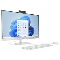 Ordinateur tout-en-un de 27 po de HP - Blanc (Core i5-1334U d'Intel/RAM 16 Go/SSD 512 Go/Windows 11) - Exclusivité de Best Buy