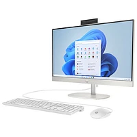 Ordinateur tout-en-un de 24 po de HP - Blanc (Core i5-1334U d'Intel/RAM 8 Go/SSD 512 Go/Windows 11) - Exclusivité de Best Buy