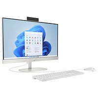 Ordinateur tout-en-un de 24 po de HP - Blanc (Core i5-1334U d'Intel/RAM 8 Go/SSD 512 Go/Windows 11) - Exclusivité de Best Buy