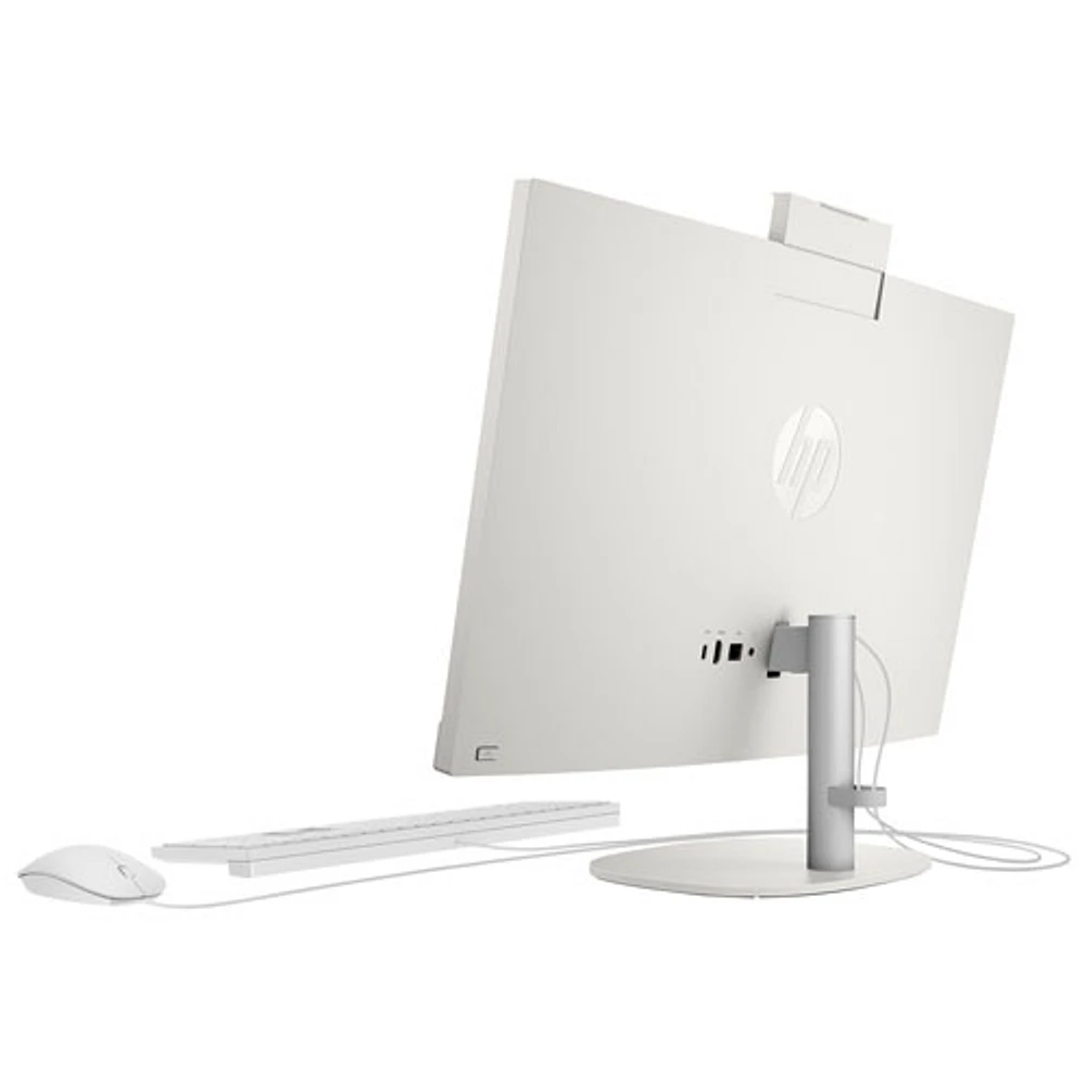 Ordinateur tout-en-un de 24 po de HP - Blanc (Core i5-1334U d'Intel/RAM 8 Go/SSD 512 Go/Windows 11) - Exclusivité de Best Buy