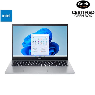 Boîte ouverte - Portable de 15,6 po Aspire Go d'Acer - Argenté (N100 d'Intel/RAM 8 Go/SSD 512 Go/Windows 11)