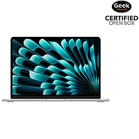 Open Box - Apple MacBook Air 13.6" w/ Touch ID (Fall 2024) - Silver (Apple M3 / 24GB RAM / 512GB SSD) - English
