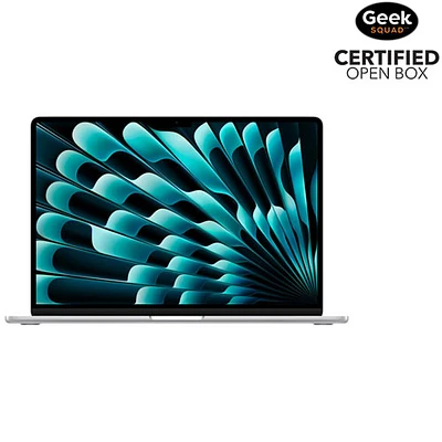Open Box - Apple MacBook Air 15.3" w/ Touch ID (Fall 2024) - Silver (Apple M3 / 24GB RAM / 512GB SSD) - English
