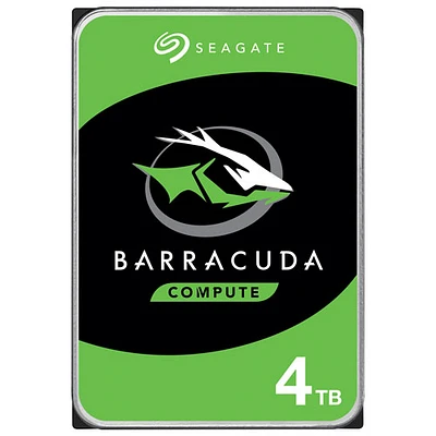 Seagate Barracuda 4TB 3.5" 7200RPM SATA Desktop Internal Hard Drive (ST4000DMZ04)