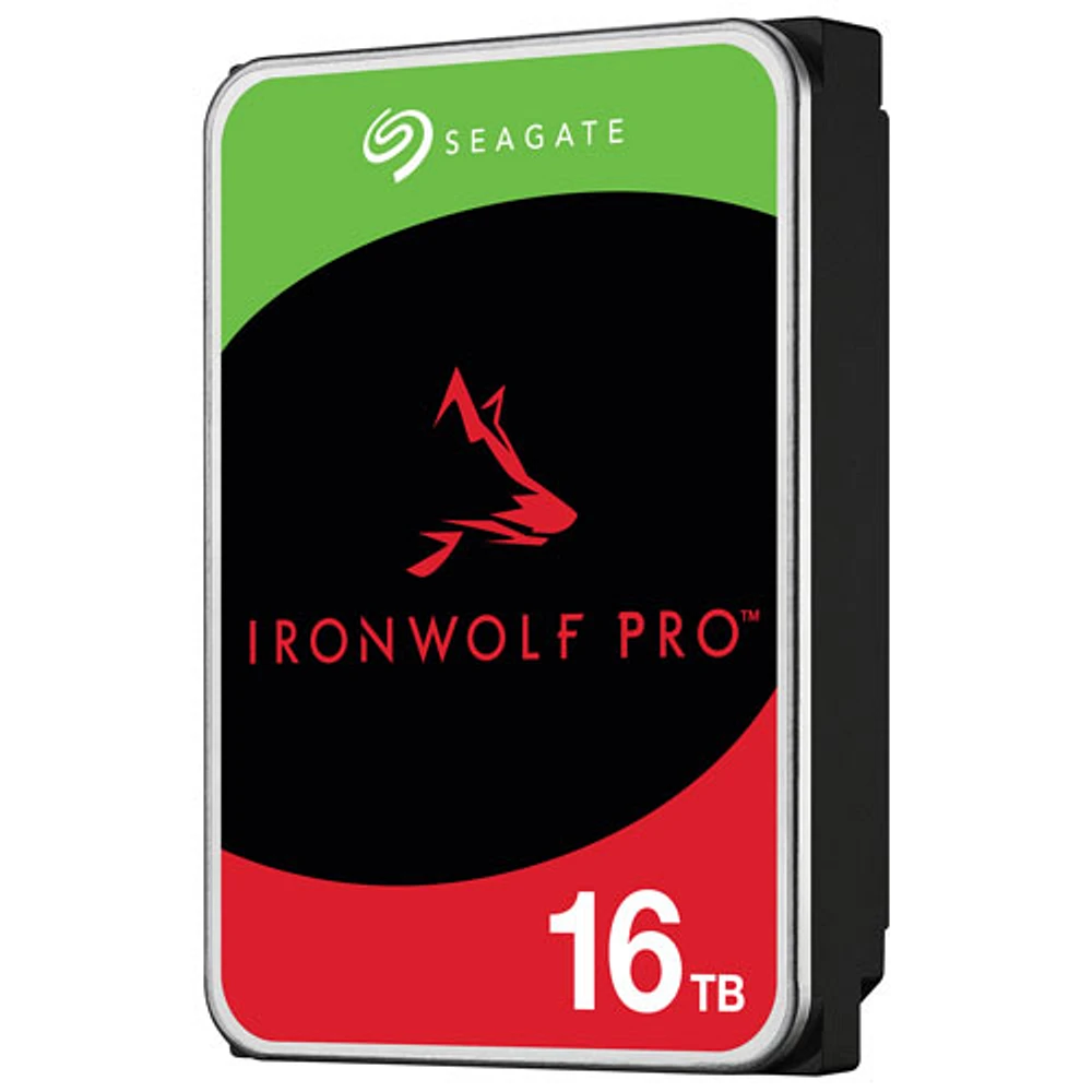 Seagate IronWolf Pro 16TB 3.5" 7200RPM SATA Desktop Internal Hard Drive (ST16000NTZ01)