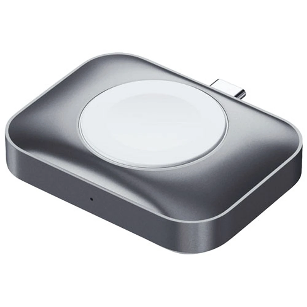 Chargeur sans fil USB-C de Satechi pour Apple Watch et AirPods - Gris spatial