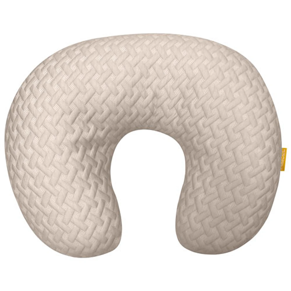 Simmon's Basket Weave Nursing Pillow with Removable Cover - Sand