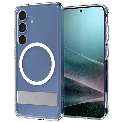 Étui rigide ajusté Slim Armor Essential S Magfit de Spigen pour S25 - Transparent