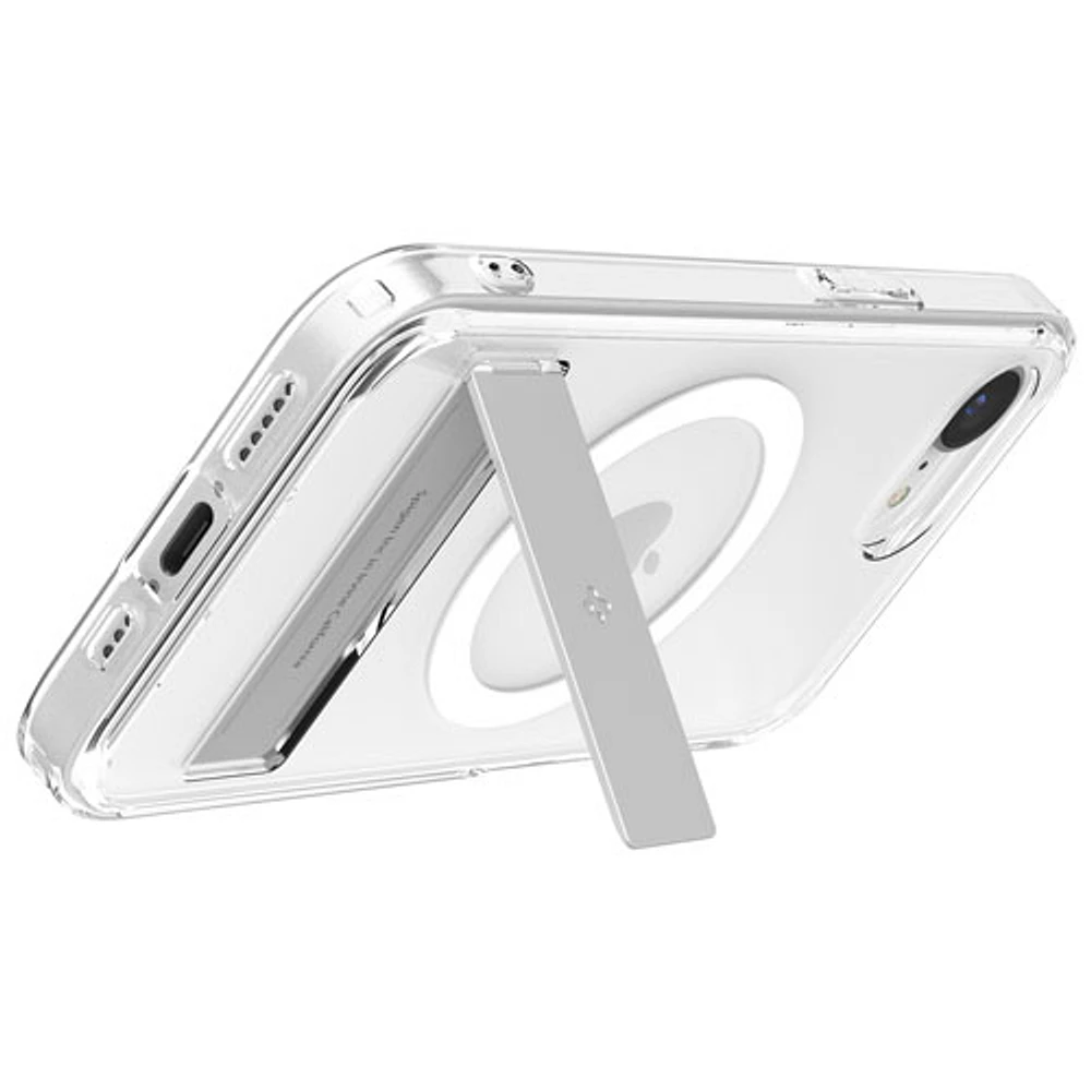Spigen Slim Armor Essential S MagFit Fitted Hard Shell Case for iPhone 16e - Clear White