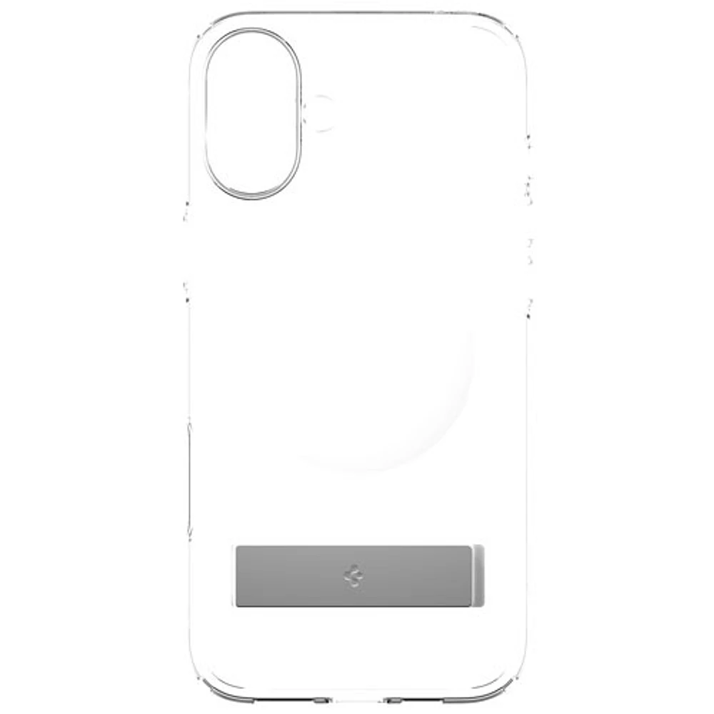 Spigen Slim Armor Essential S MagFit Fitted Hard Shell Case for iPhone 16 Plus - Crystal Clear