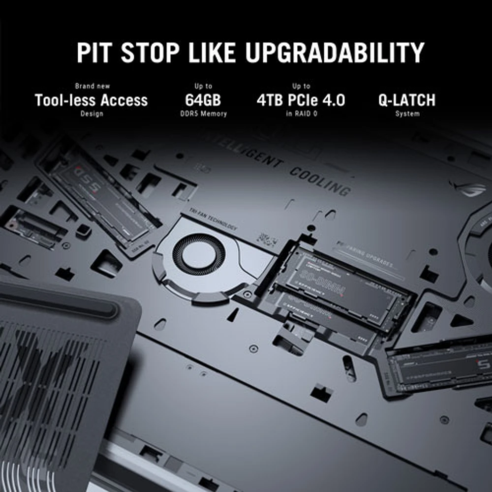 Portable de jeu ROG Strix SCAR de 18 po d'ASUS (Core Ultra 9-275HX d'Intel/RAM 64 Go/SSD 1 To/RTX 5080) - Partenaire de détail exclusif
