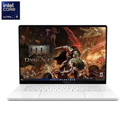 ASUS ROG Zephyrus G16 16" Gaming Laptop - Platinum White (Intel Core Ultra 9-285H/64GB RAM/2TB SSD/RTX 5090)