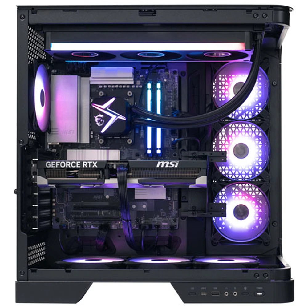 MSI Vision ZS Gaming PC (AMD Ryzen R7-9800X3D/64GB RAM/2TB SSD/RTX 5080/Windows 11) - Only at Best Buy