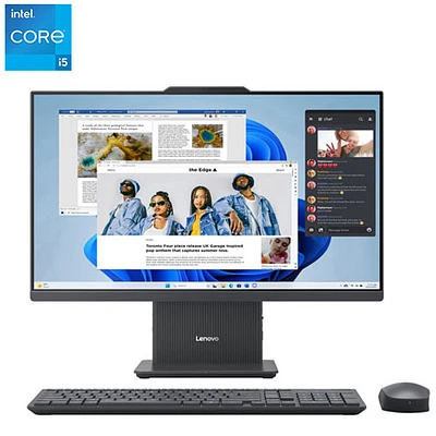 Ordinateur tout-en-un IdeaCentre de Lenovo - Gris luna (Core i5-13420H d'Intel/RAM 16 Go/SSD 512 Go/Windows 11)