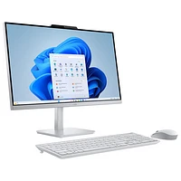 Ordinateur tout-en-un de Lenovo - Gris nuage (Core i3-N305 d'Intel/RAM 16 Go/SSD 512 Go/Windows 11)