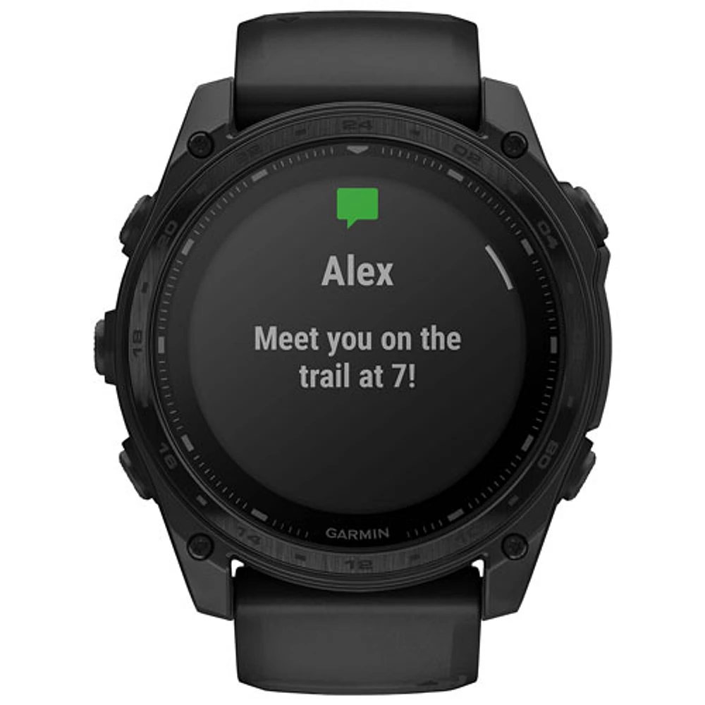 Garmin tactix 8 Solar Elite 51mm Bluetooth Multisport Smartwatch - Black