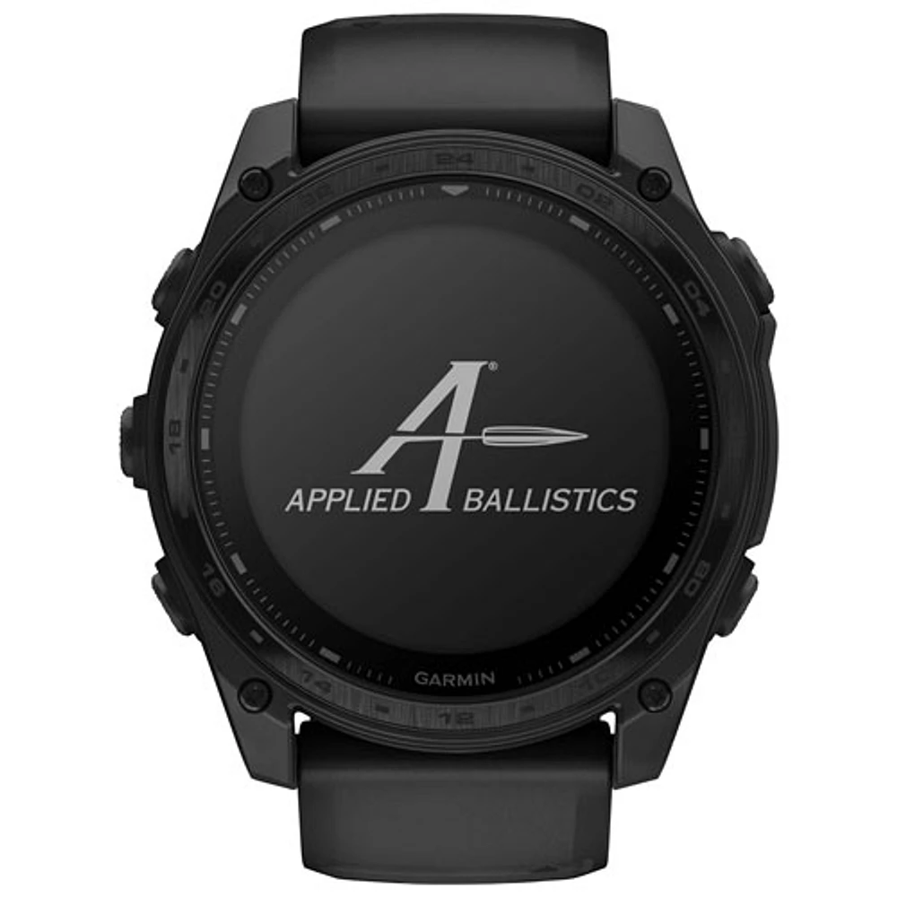 Montre intelligente multisport Bluetooth de 51 mm tactix 8 Solar Elite de Garmin - Noir