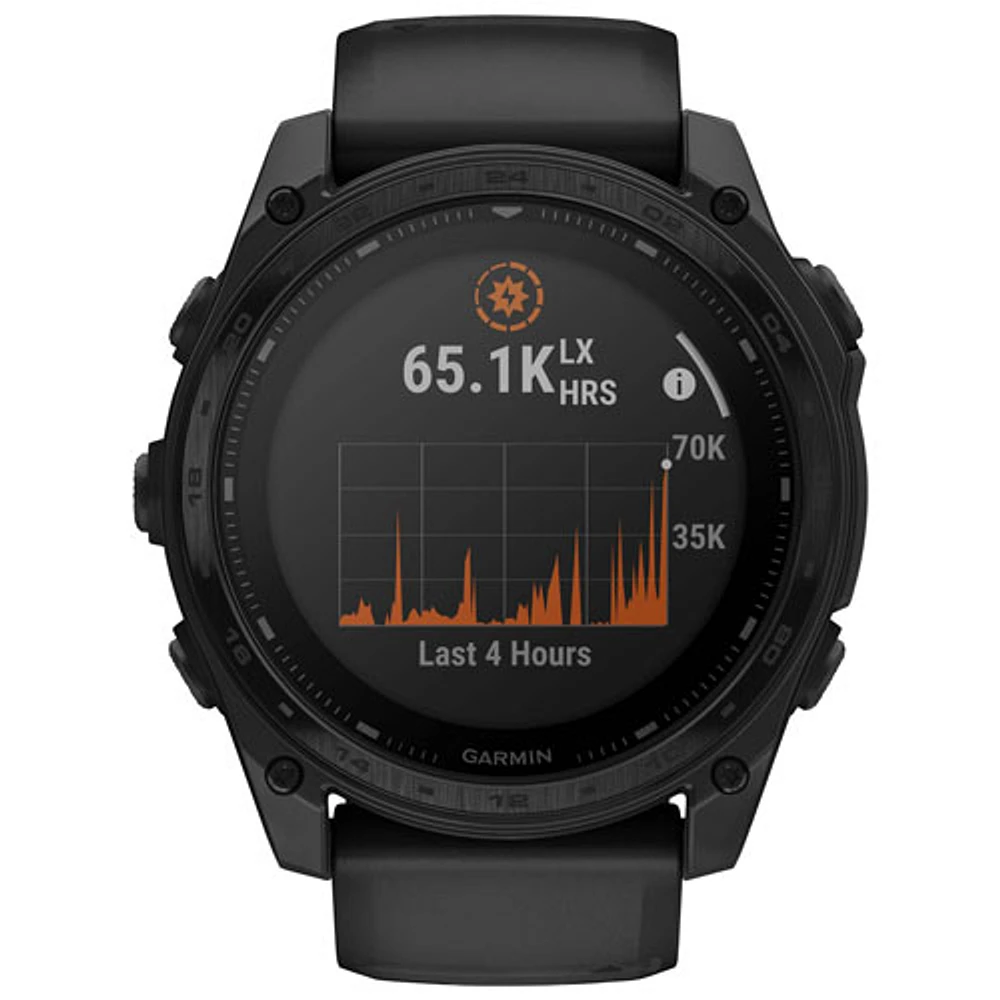 Garmin tactix 8 Solar Elite 51mm Bluetooth Multisport Smartwatch - Black