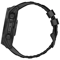 Montre intelligente multisport Bluetooth de 51 mm tactix 8 Solar Elite de Garmin - Noir