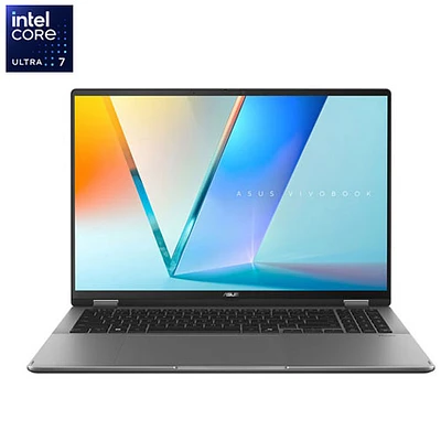 ASUS Vivobook 16 Flip 16" Touchscreen 2-in-1 Laptop - Matte Grey (Intel Core Ultra 7 258V/32GB RAM/1TB SSD)