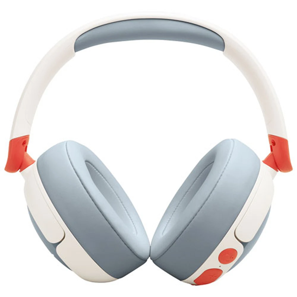 JBL Junior N470NC Over-Ear Noise Cancelling Bluetooth Kids Headphones - White