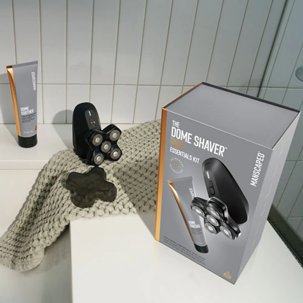 Trousse d'accessoires essentiels avec rasoir sans fil pour la tête Dome Shaver Pro de Manscaped