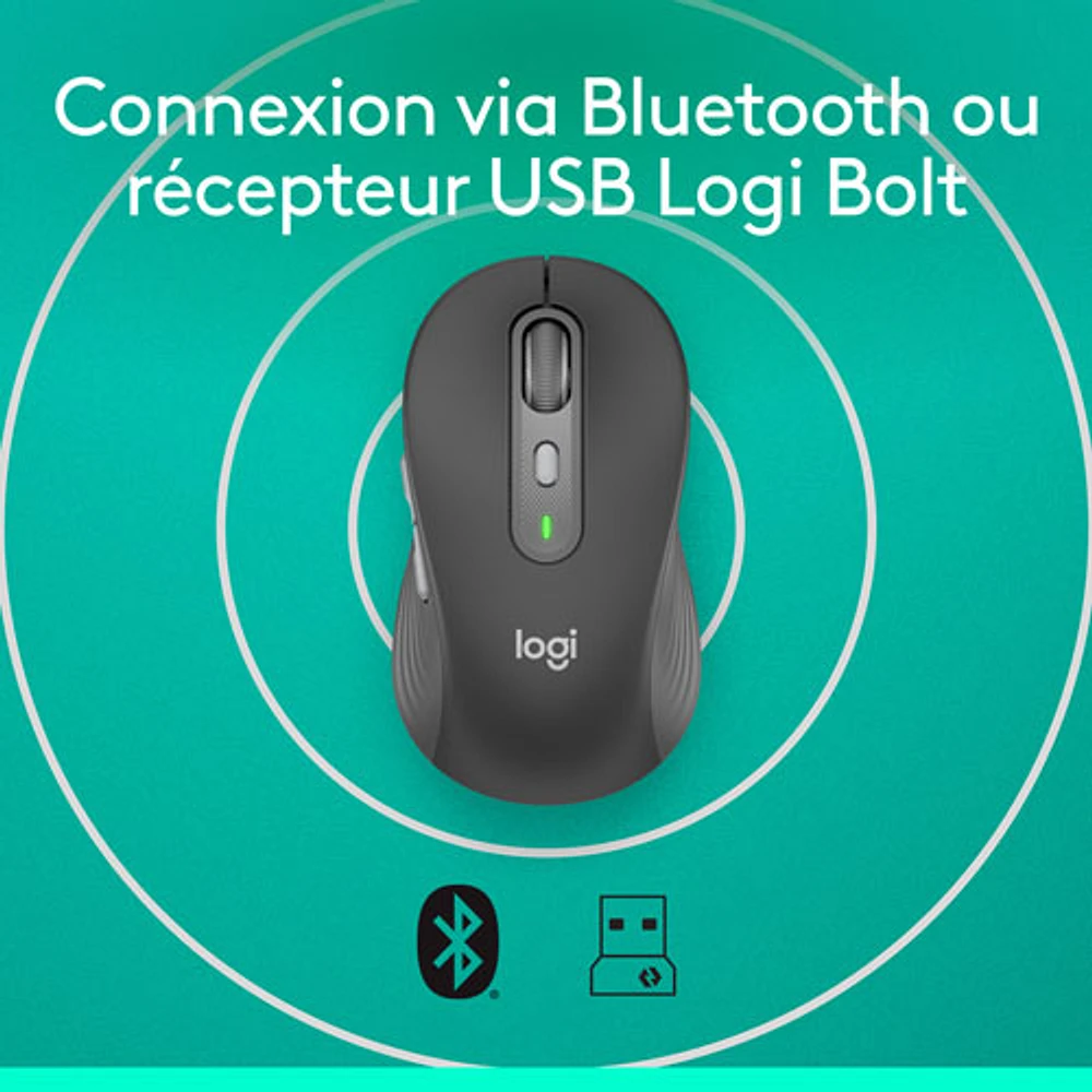 Logitech Signature Plus M750 Bluetooth Optical Mouse - Graphite